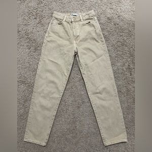 Zara high waisted mom fit jeans